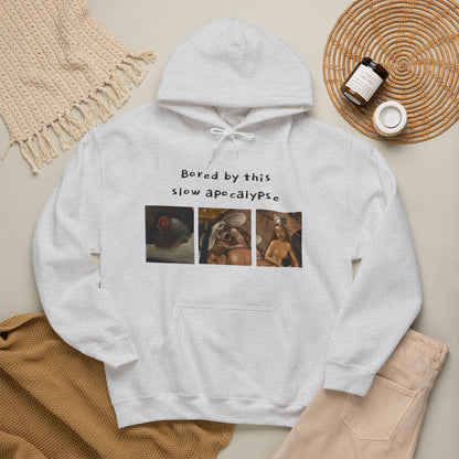 Hooded Sweatshirt- Garden of Earthly Delights (Hell panel) by Hieronymus Bosch (Front+Back)