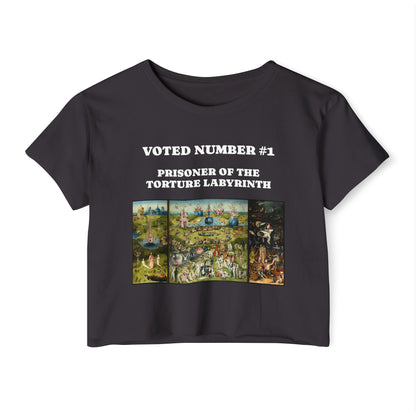 Garden of Earthly Delights by Hieronymus Bosch Crop Top