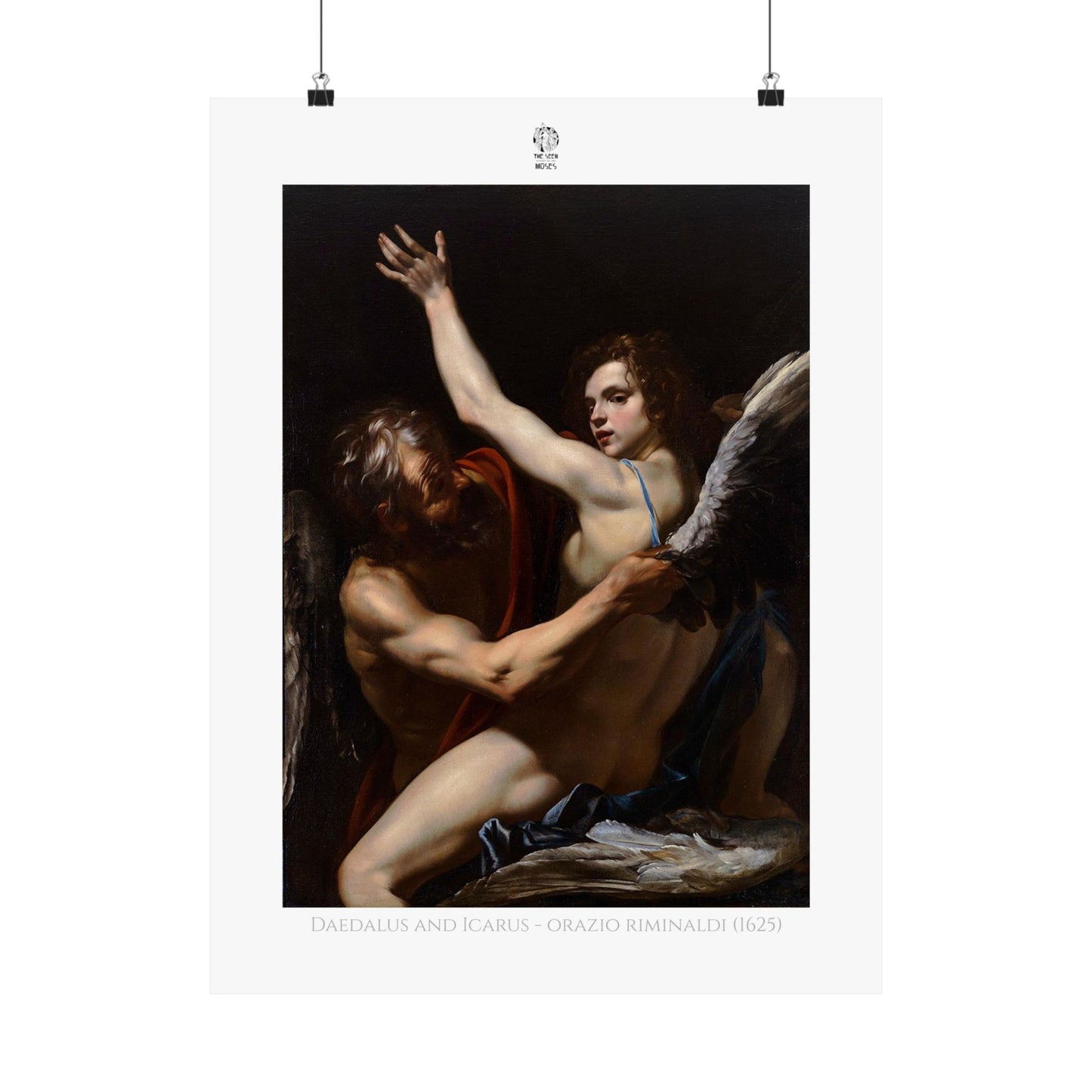 Daedalus and Icarus - Orazio Riminaldi (1625)