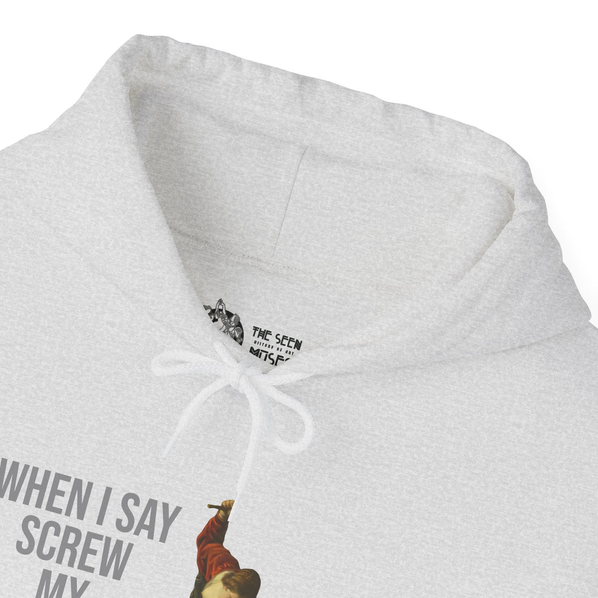 Hooded Sweatshirt- Jael and Sisera by Alessandro Turchi (Front)