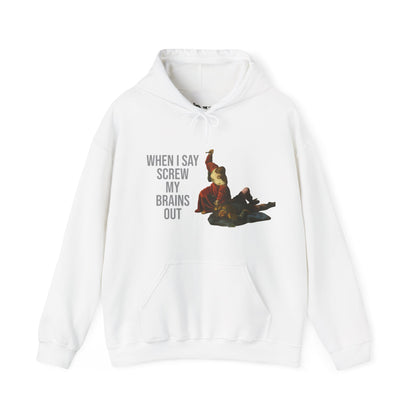 Hooded Sweatshirt- Jael and Sisera by Alessandro Turchi (Front)