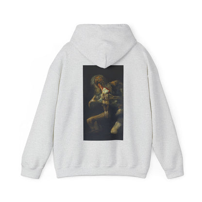 Hooded Sweatshirt - Saturn Devouring His Son by Francisco Goya (1819-23)