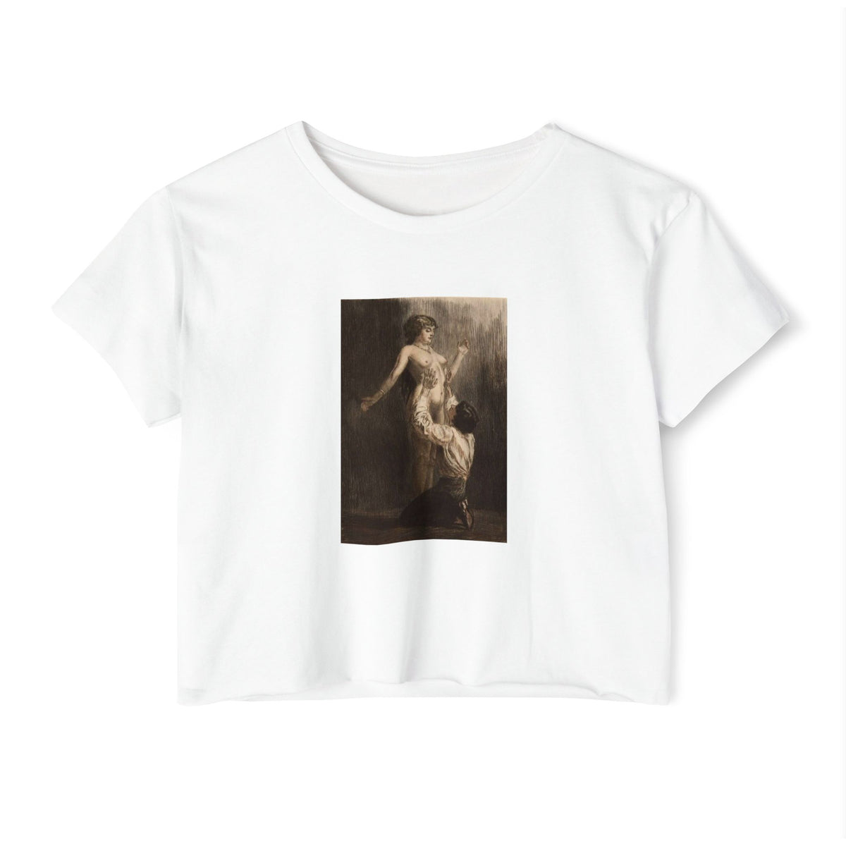 Worship of the Female Form by Alméry Lobel Riche Crop Top
