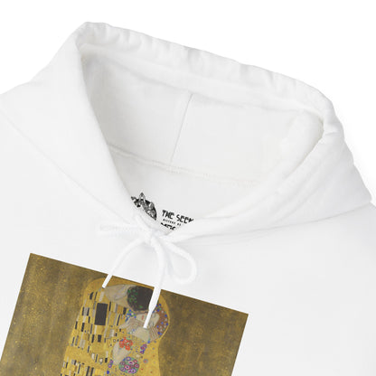 Hooded Sweatshirt - The Kiss by Gustav Klimt