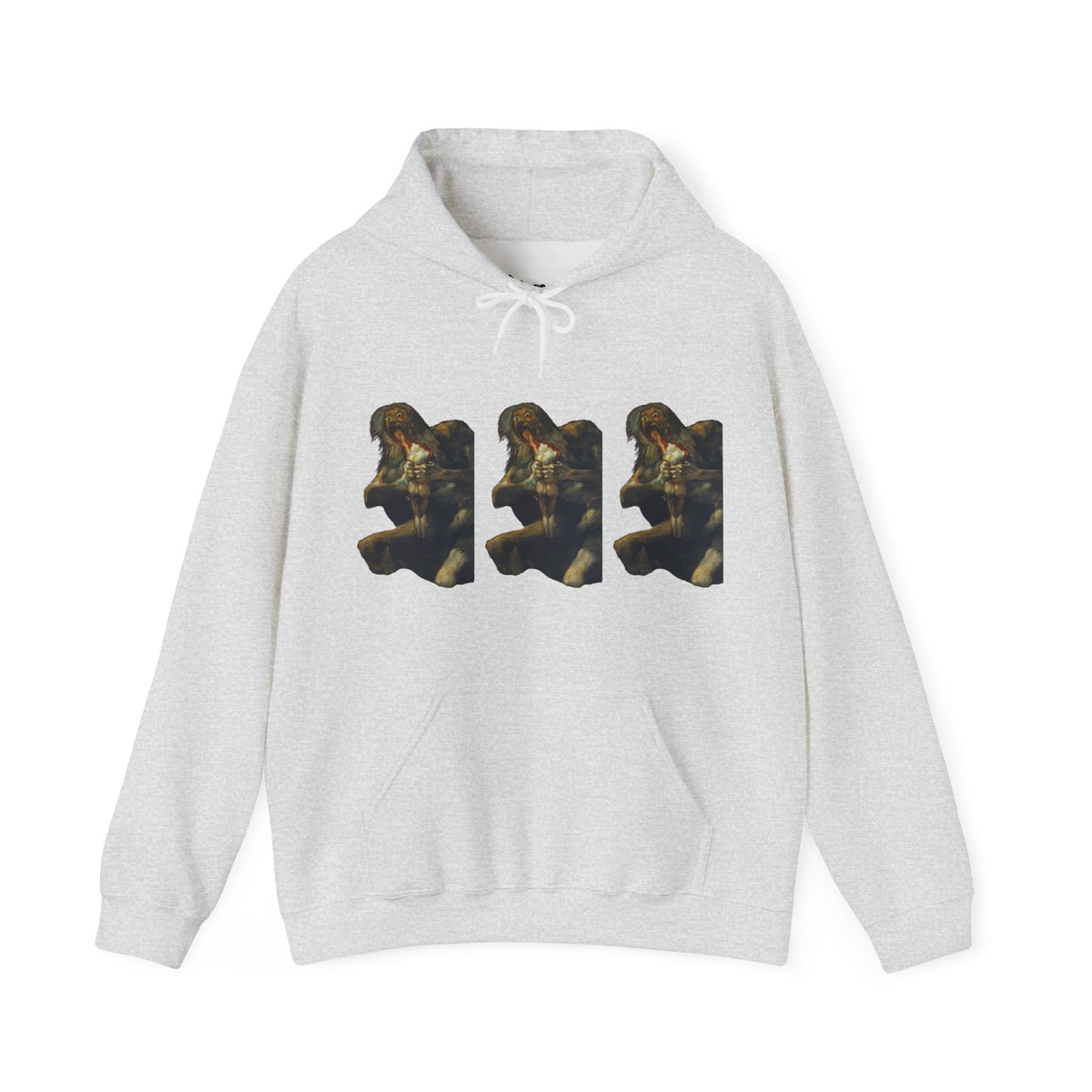 Hooded Sweatshirt - Saturn Devouring His Son by Francisco Goya (1819-23)