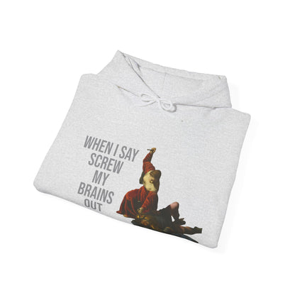 Hooded Sweatshirt- Jael and Sisera by Alessandro Turchi (Front)