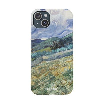 Landscape from Saint-Rémy by Vincent Van Gogh (1889)