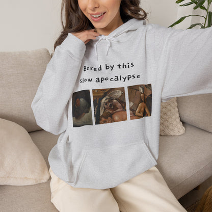 Hooded Sweatshirt- Garden of Earthly Delights (Hell panel) by Hieronymus Bosch (Front+Back)
