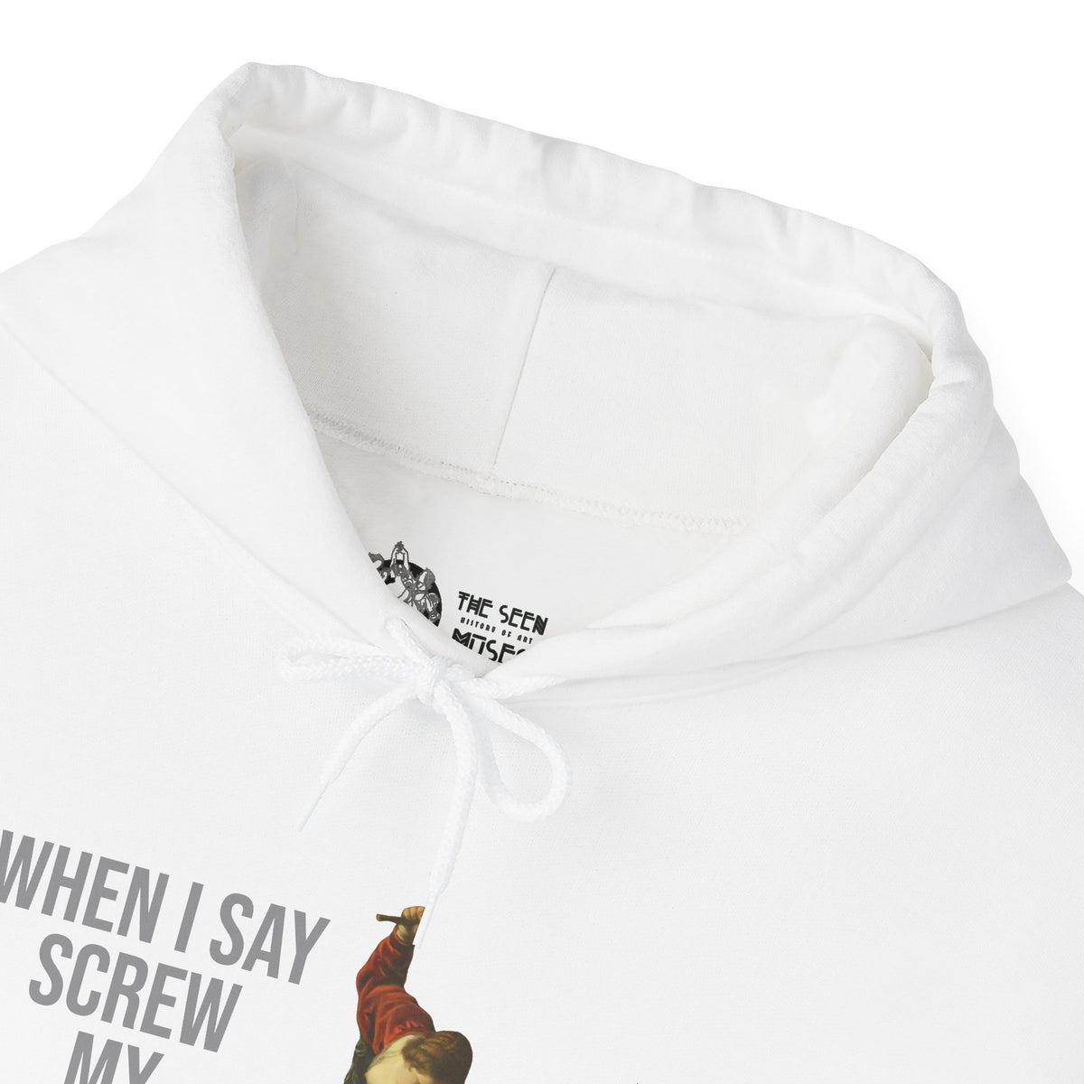 Hooded Sweatshirt- Jael and Sisera by Alessandro Turchi (Front)