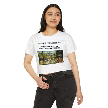 Garden of Earthly Delights by Hieronymus Bosch Crop Top