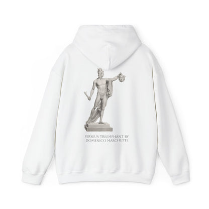 Hooded Sweatshirt - Perseus Triumphant by Domenico Marchetti  (Front+Back)