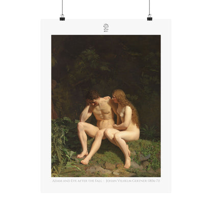 Adam and Eve after the Fall - Johan Vilhelm Gertner (1836-71)