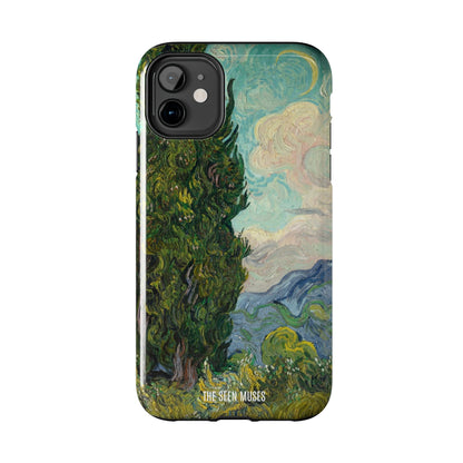 Cypresses by Vincent Van Gogh (1889)