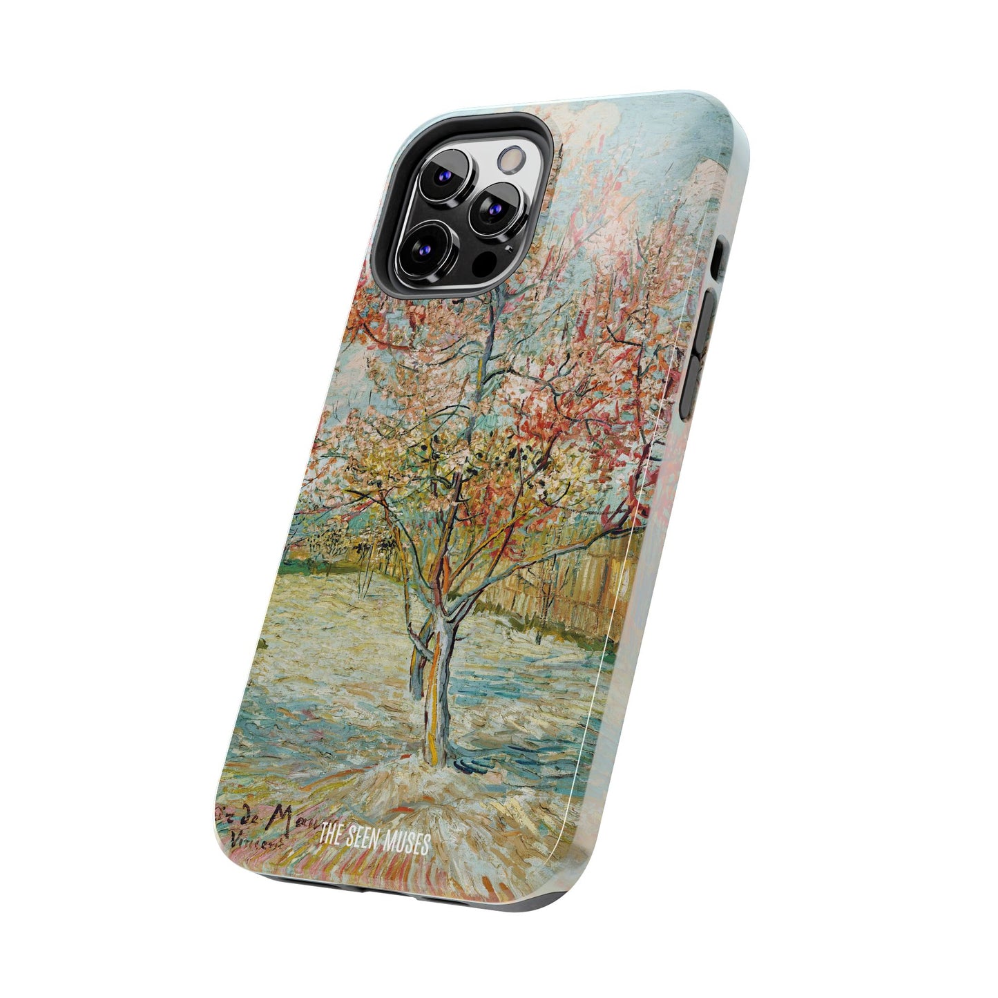 Pink Peach Trees by Vincent Van Gogh