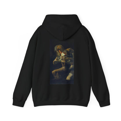 Hooded Sweatshirt - Saturn Devouring His Son by Francisco Goya (1819-23)