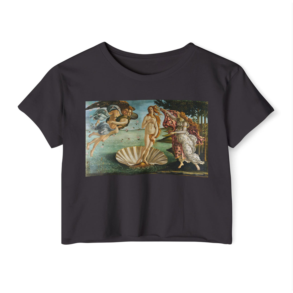 The Birth of Venus by Sandro Botticelli Crop Top