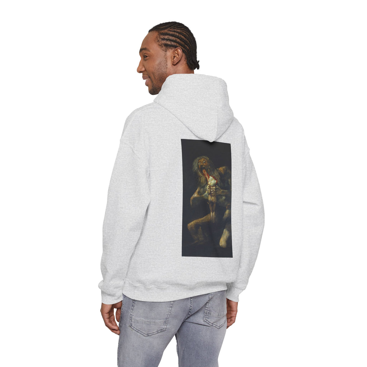 Hooded Sweatshirt - Saturn Devouring His Son by Francisco Goya (1819-23)