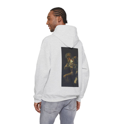 Hooded Sweatshirt - Saturn Devouring His Son by Francisco Goya (1819-23)