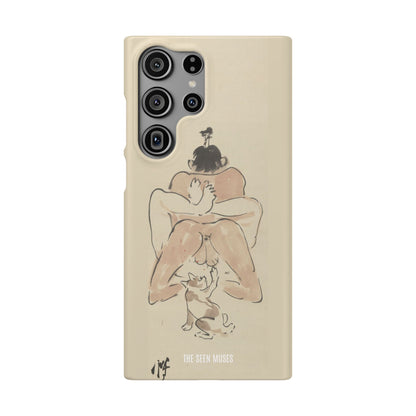 Detail from Three comic shunga scrolls by Kawanabe Kyōsai. Circa 1871–1889