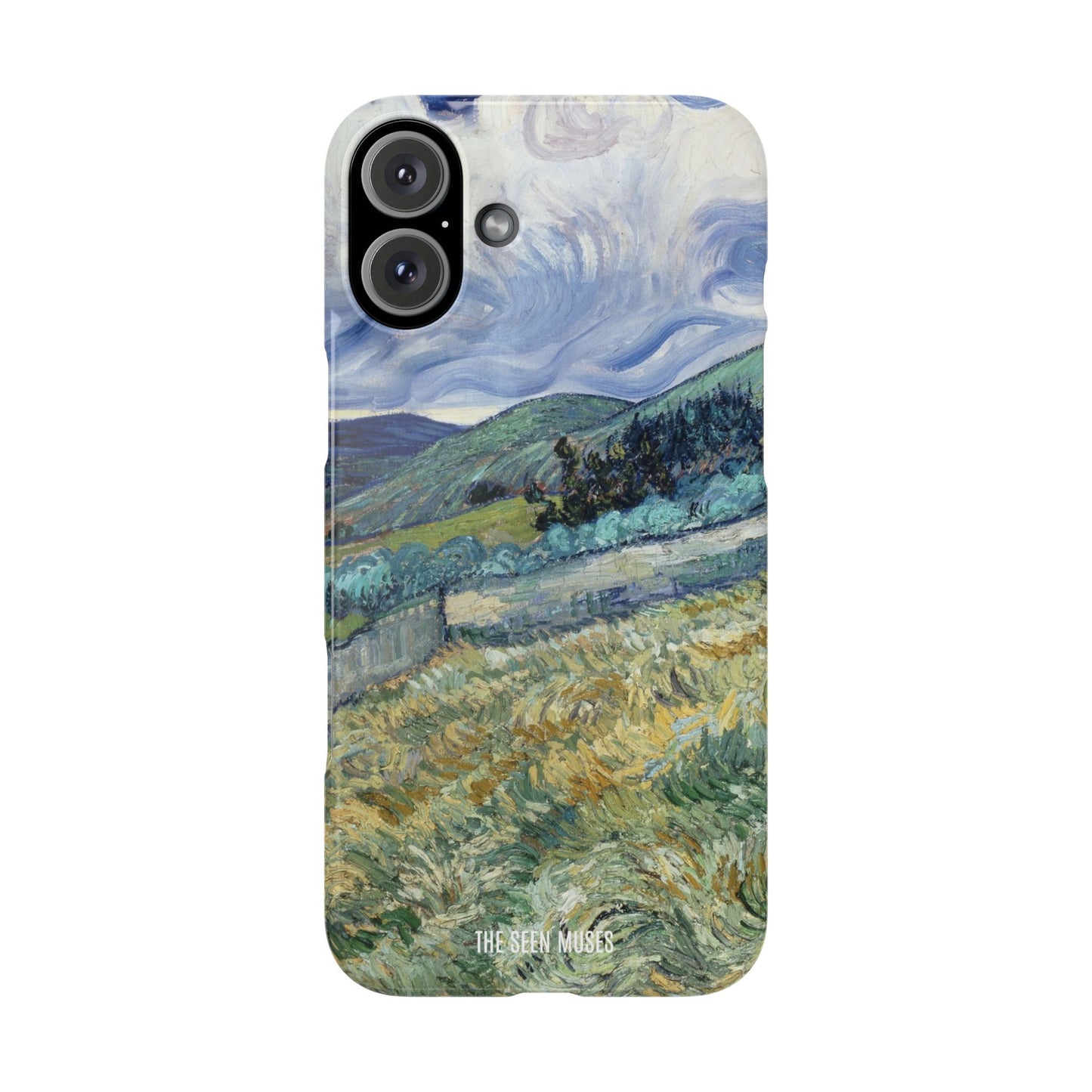 Landscape from Saint-Rémy by Vincent Van Gogh (1889)