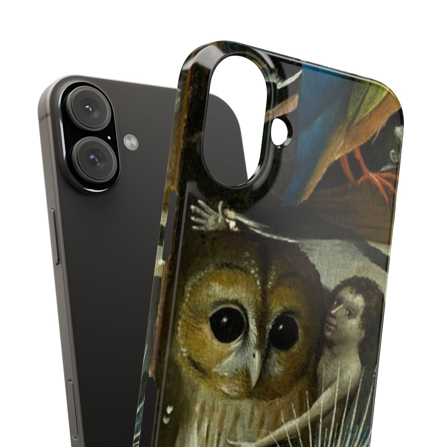Owl detail by Hieronymus Bosch