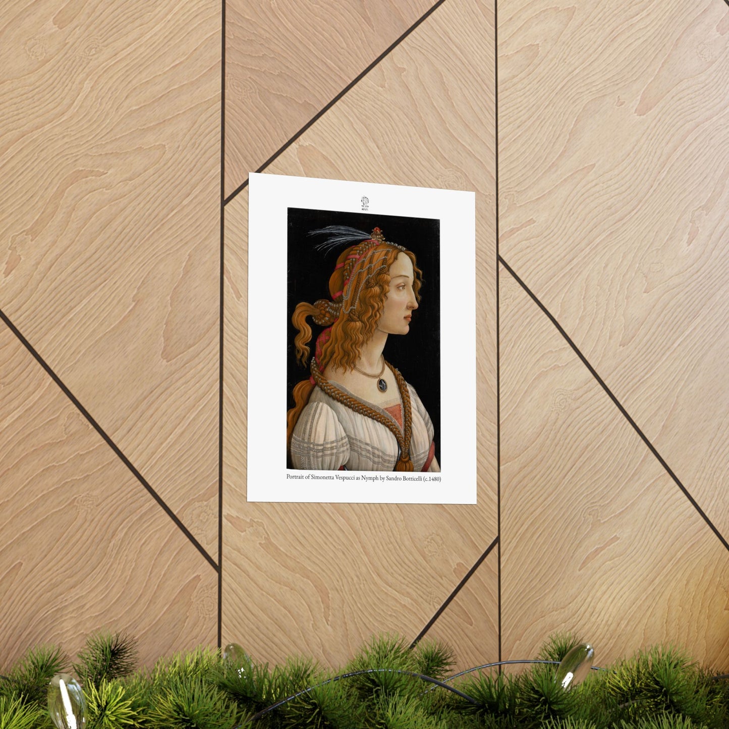Portrait of Simonetta Vespucci as Nymph by Sandro Botticelli (c.1480)