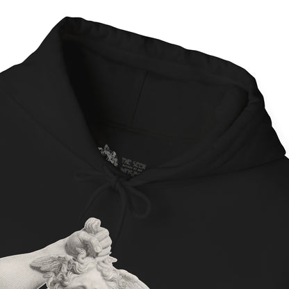 Hooded Sweatshirt - Perseus Triumphant by Domenico Marchetti  (Front+Back)