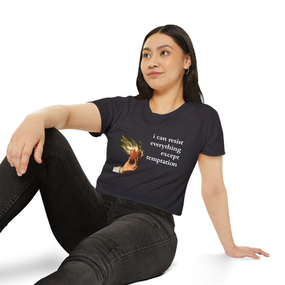 The Flaming Heart Oscar Wilde Crop Top