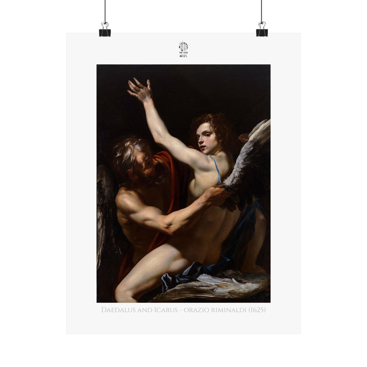 Daedalus and Icarus - Orazio Riminaldi (1625)