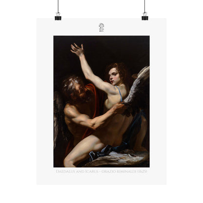 Daedalus and Icarus - Orazio Riminaldi (1625)