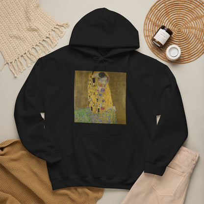 Hooded Sweatshirt - The Kiss by Gustav Klimt