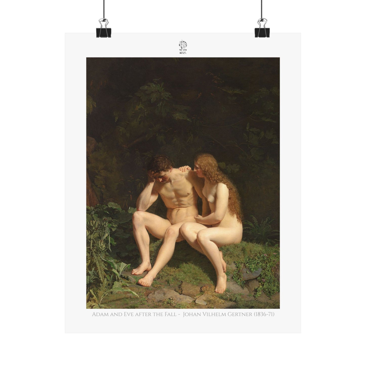 Adam and Eve after the Fall - Johan Vilhelm Gertner (1836-71)