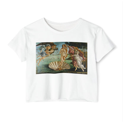 The Birth of Venus by Sandro Botticelli Crop Top