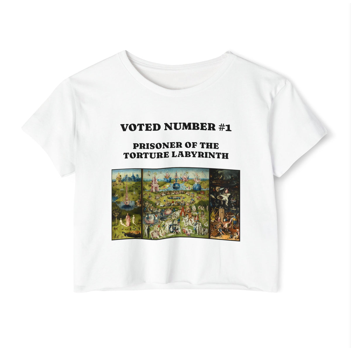 Garden of Earthly Delights by Hieronymus Bosch Crop Top