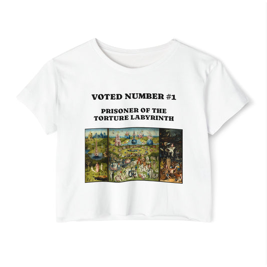 Garden of Earthly Delights by Hieronymus Bosch Crop Top