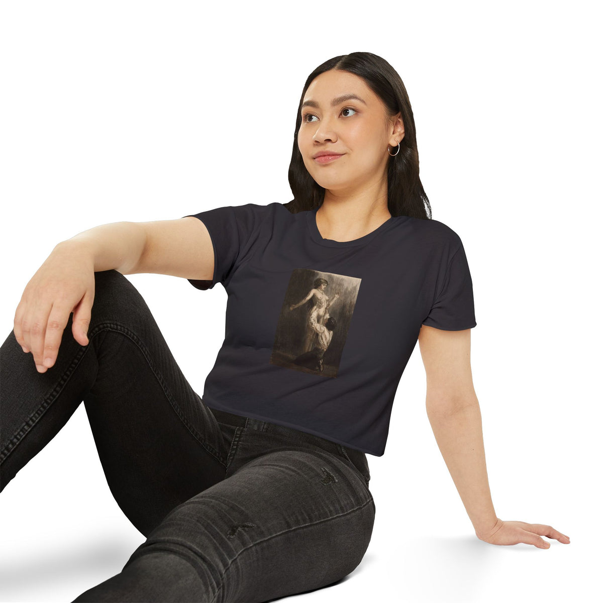 Worship of the Female Form by Alméry Lobel Riche Crop Top