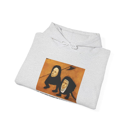 Hooded Sweatshirt -  Hell (Fragment of Last Judgment) by Hieronymus Bosch (Front)