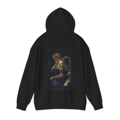 Hooded Sweatshirt - Saturn Devouring His Son by Francisco Goya (1819-23)