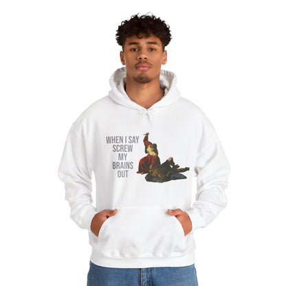Hooded Sweatshirt- Jael and Sisera by Alessandro Turchi (Front)