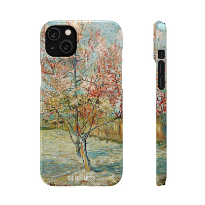 Pink Peach Trees by Vincent Van Gogh
