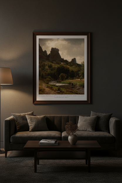 Summer Pastorale (View of Kallenfels) by Worthington Whittredge (1853)