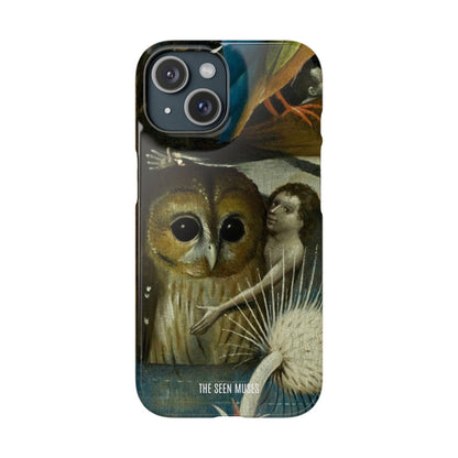 Owl detail by Hieronymus Bosch