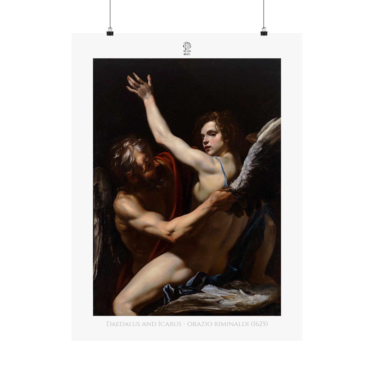 Daedalus and Icarus - Orazio Riminaldi (1625)