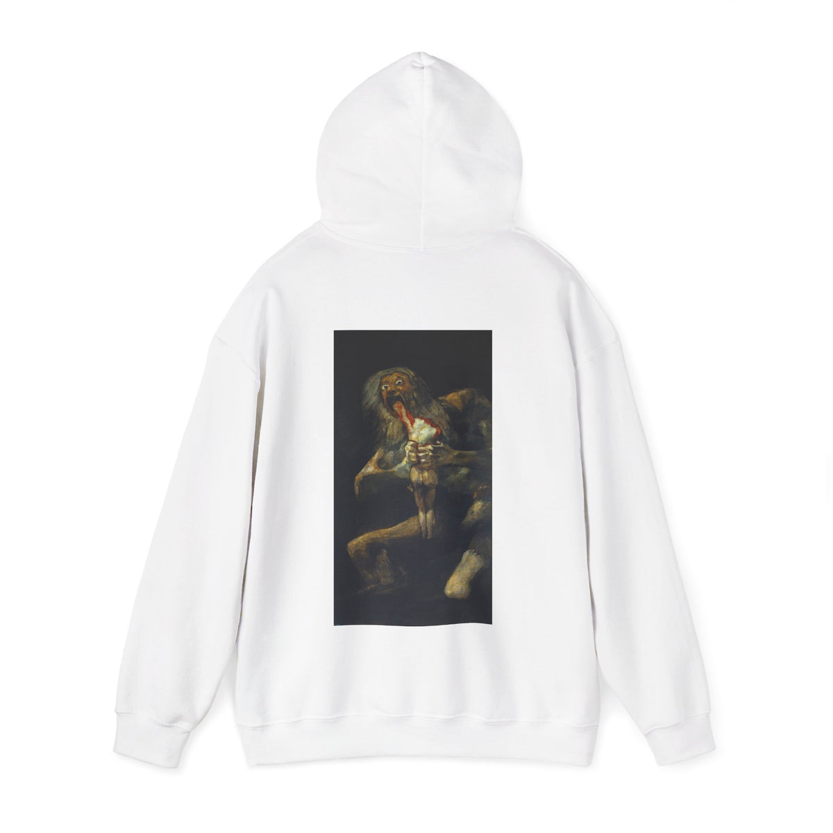 Hooded Sweatshirt - Saturn Devouring His Son by Francisco Goya (1819-23)