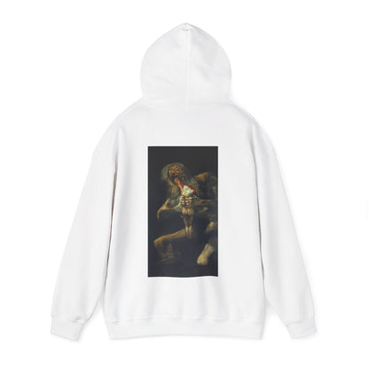 Hooded Sweatshirt - Saturn Devouring His Son by Francisco Goya (1819-23)