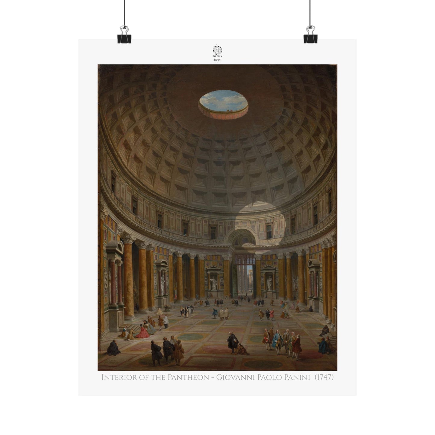 Interior of the Pantheon - Giovanni Paolo Panini (1747)