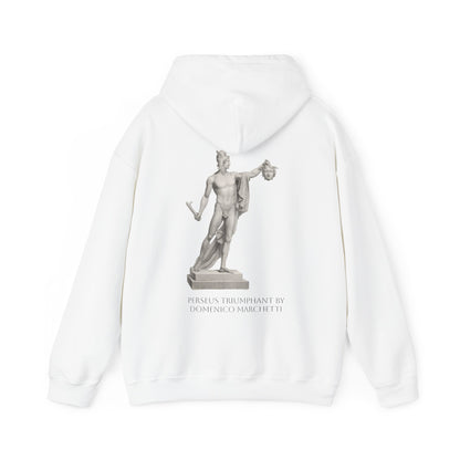 Hooded Sweatshirt - Perseus Triumphant by Domenico Marchetti  (Front+Back)