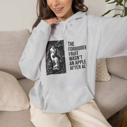 Hooded Sweatshirt- Adam and Eve in Paradise by Max Svabinsky