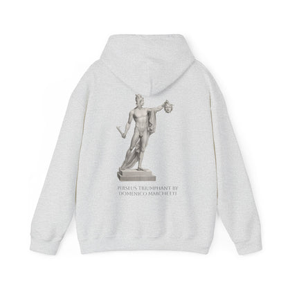 Hooded Sweatshirt - Perseus Triumphant by Domenico Marchetti  (Front+Back)