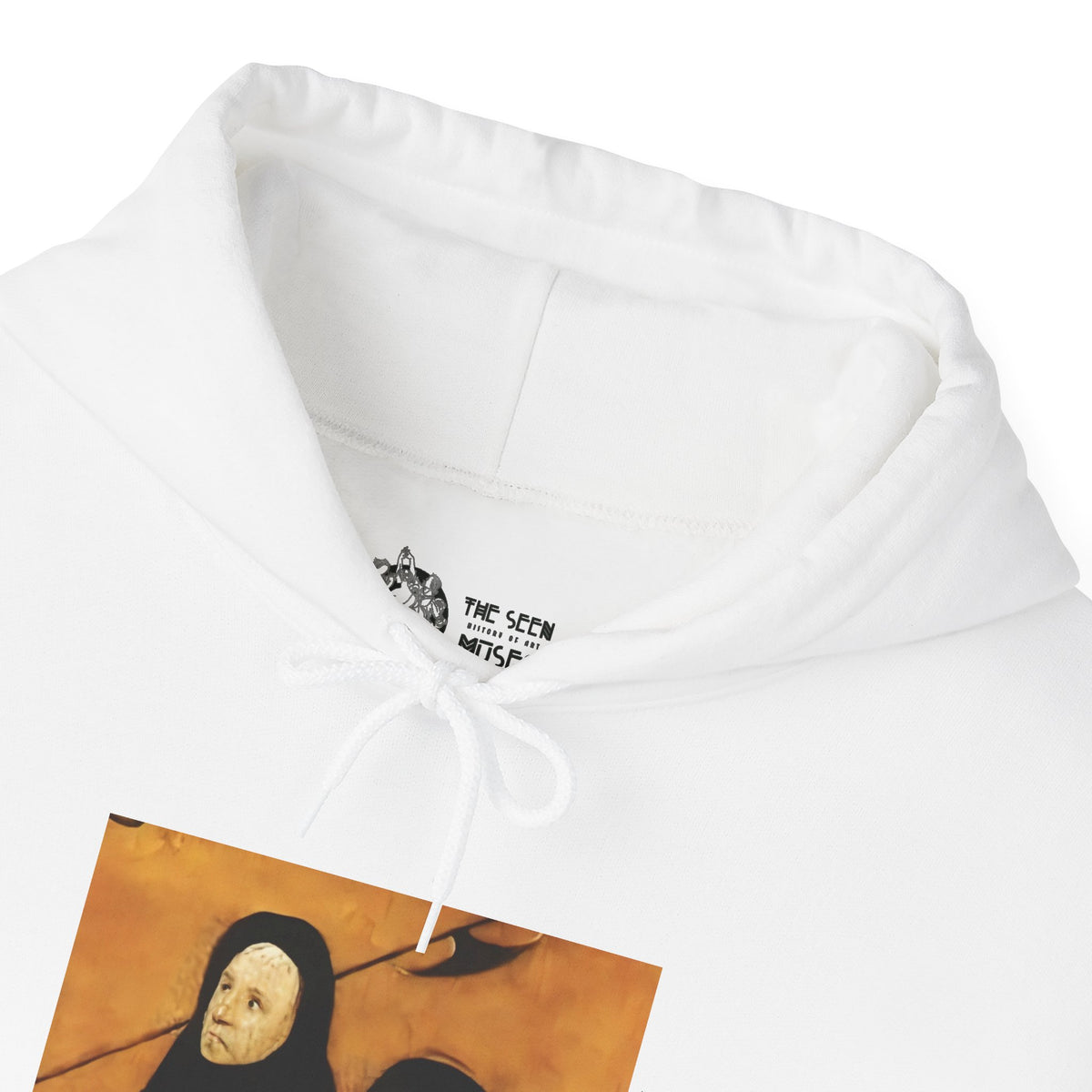 Hooded Sweatshirt -  Hell (Fragment of Last Judgment) by Hieronymus Bosch (Front)